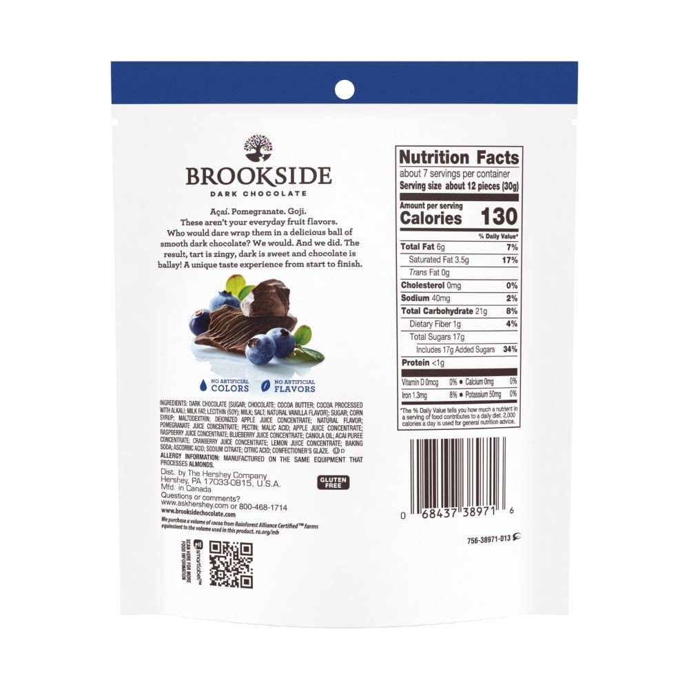 Brookside acai discount blueberry