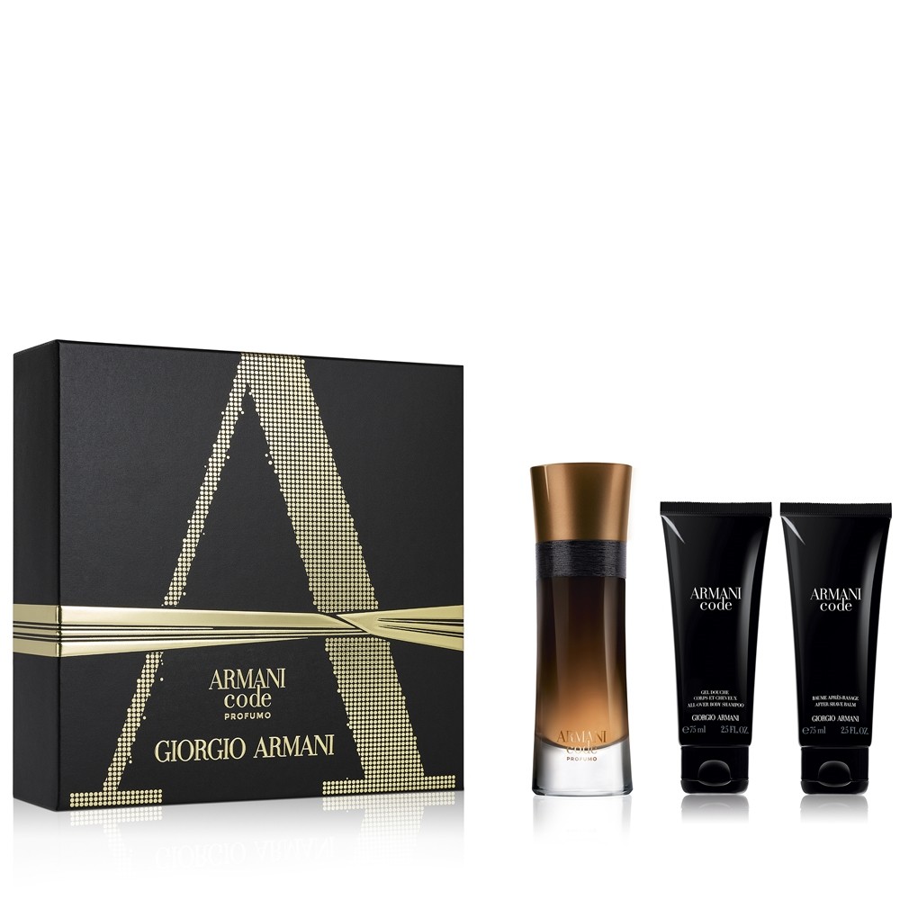 Armani code profumo sale set