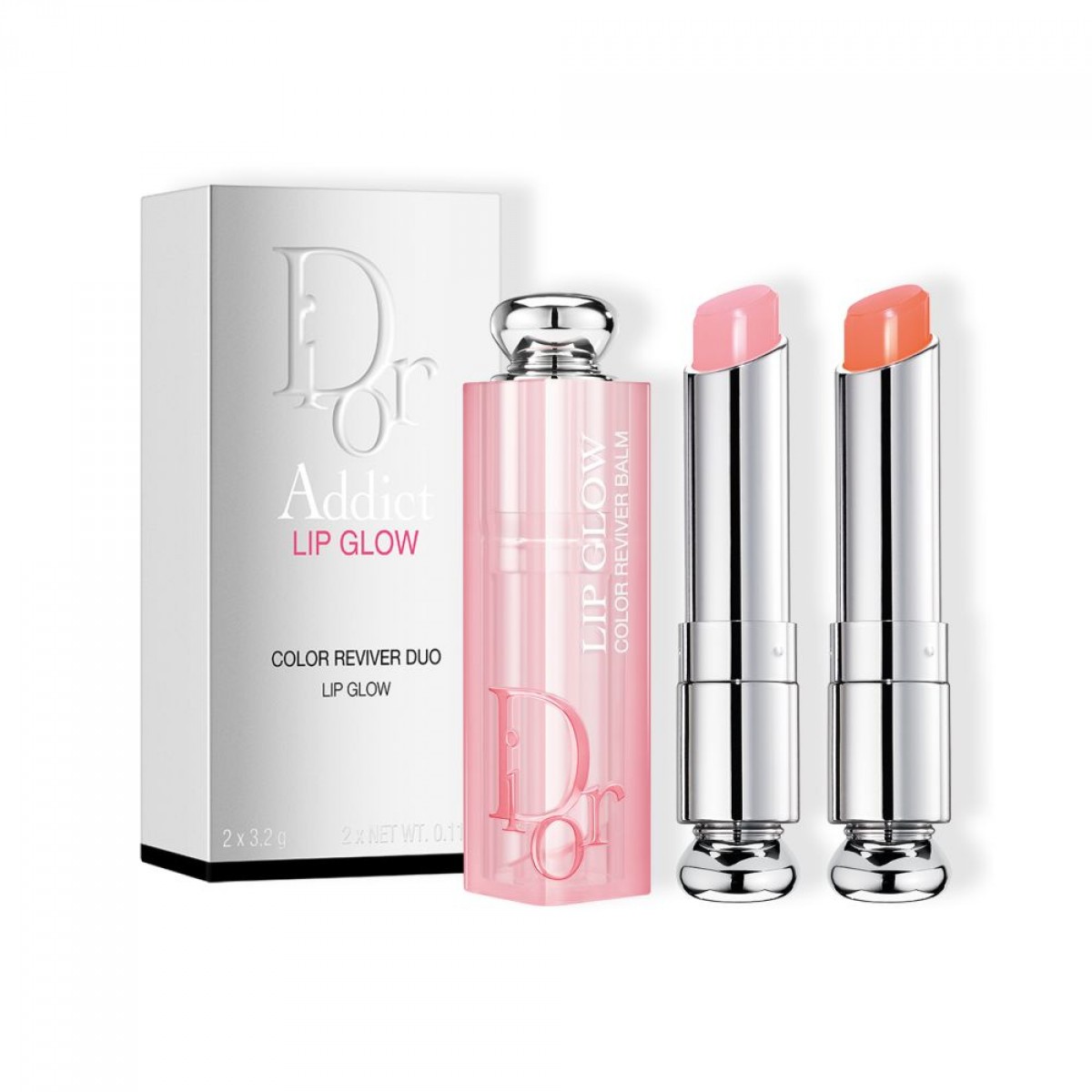 Dior Addict Lip Glow Dior Addict Lip Glow Lip Balm - Pink Shade & Coral  Shade - Aelia Duty Free