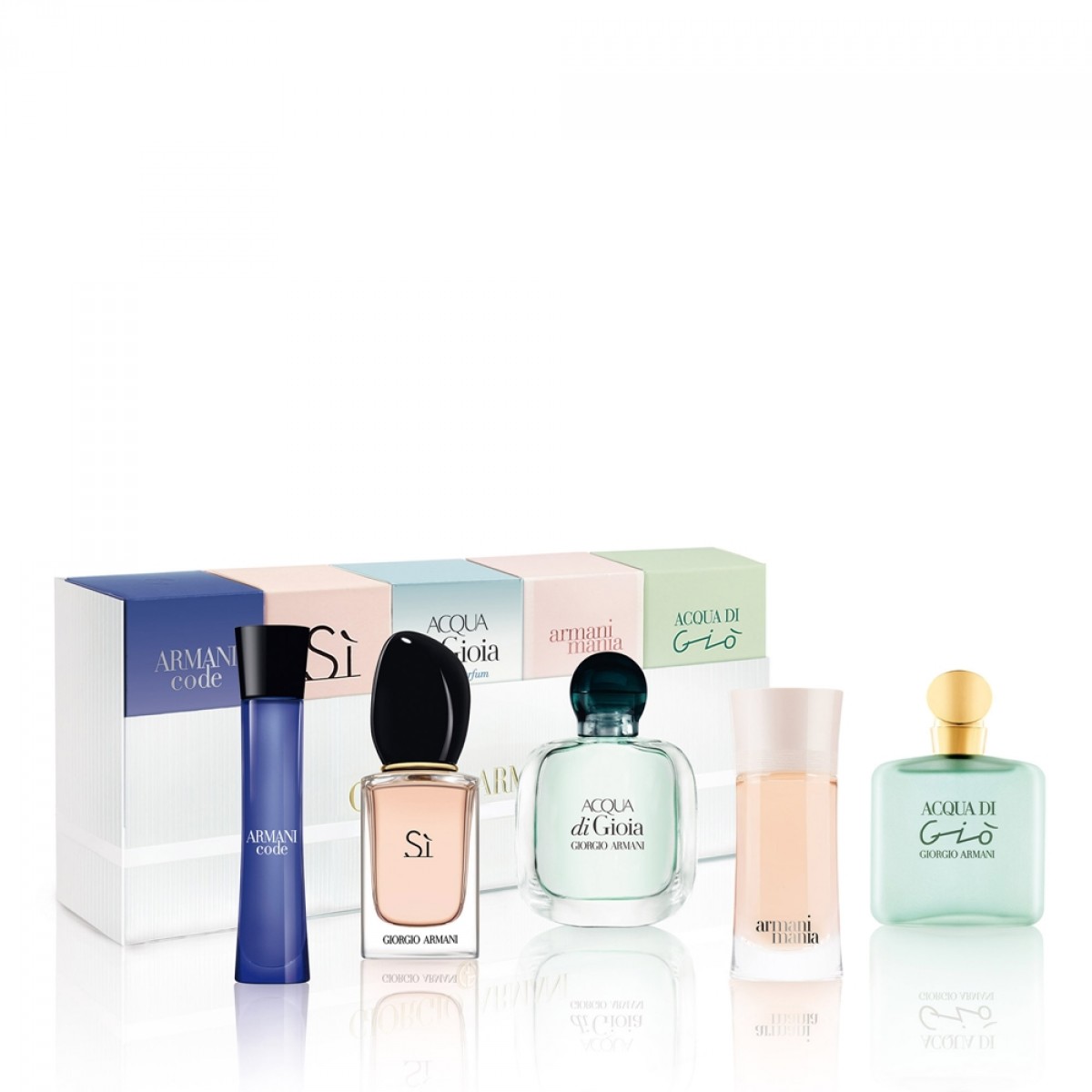 Armani miniature set store